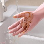 دستکش ظرفشویی توپشمی ساق بلند