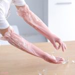 دستکش ظرفشویی توپشمی ساق بلند