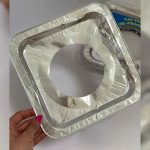 فویل دور شعله گاز مربعی بسته 10 عددی