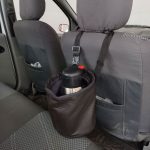 جا فلاسکی و کیسه زباله خودرو چرمی