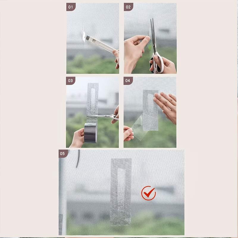 نوارچسب ترمیم توری پنجره 2 متری