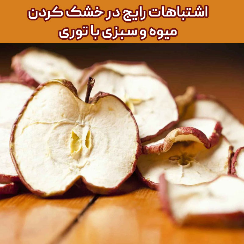 اشتباهات رایج در خشک کردن میوه و سبزی با توری