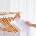 آویز لباس طرح چوب