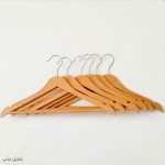 آویز لباس طرح چوب