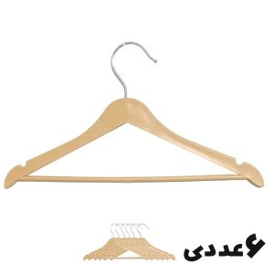 آویز لباس طرح چوب