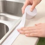 نوار چسب عایق دور سینک گاز و توالت فرنگی سفید 320 سانتی متر