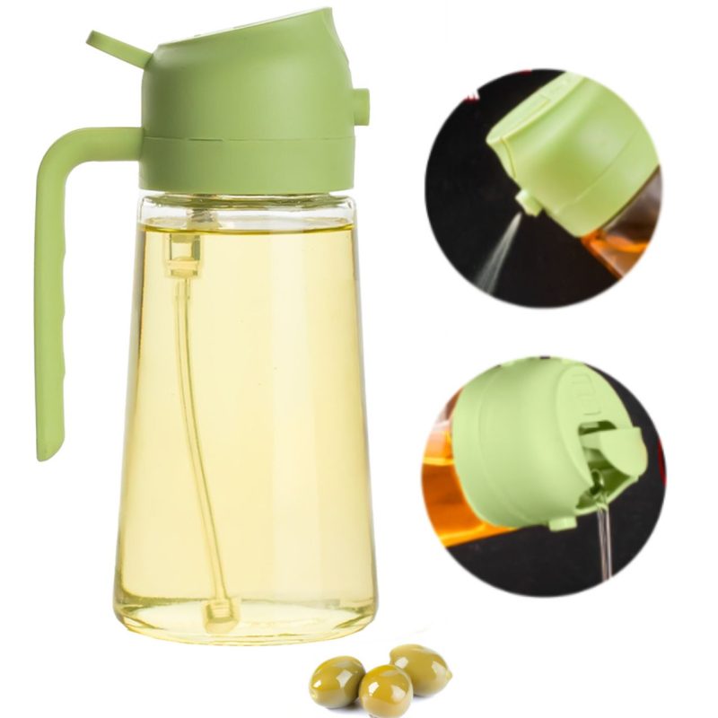 روغن ریز و اسپری روغن شیشه ای 2 کاره 500ml