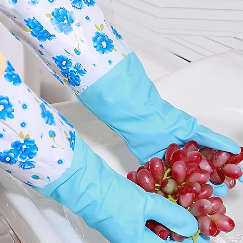 دستکش ساق بلند ظرفشویی باغبانی و شستشو