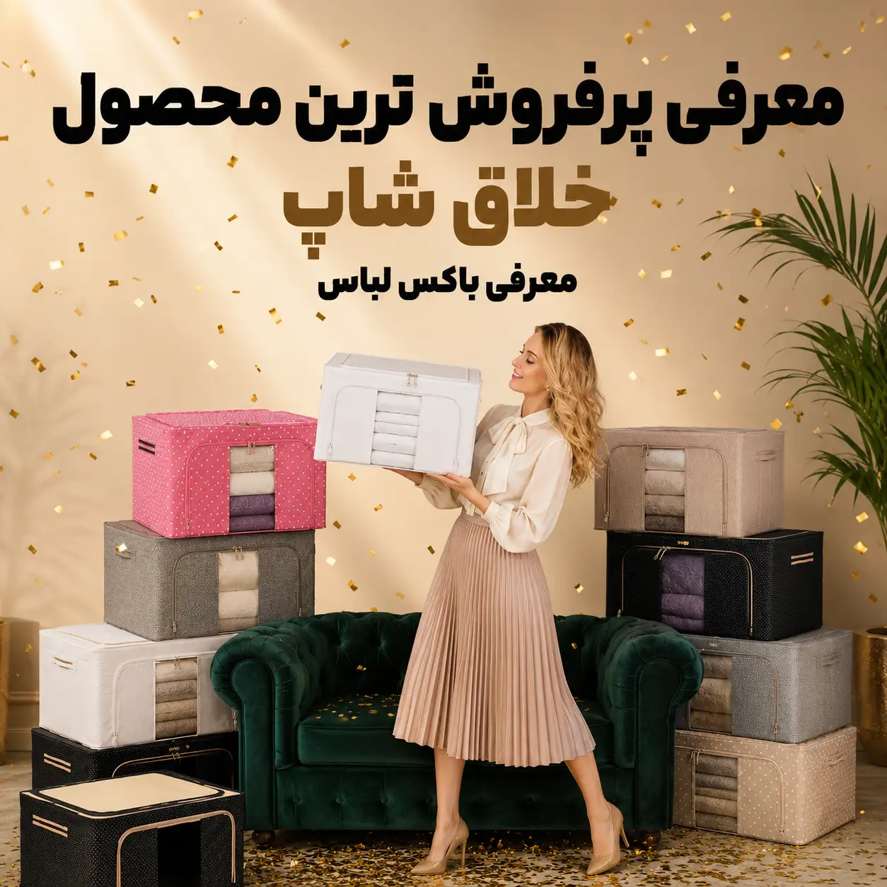 باکس لباس داخل کمد