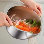 رنده و لگن آبکش دار 9 کاره استیل