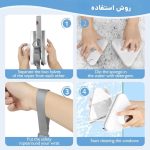 شیشه پاک کن مغناطیسی دوجداره و سه جداره درجه دار 5MM تا 30MM کد ws-777