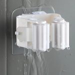 هولدر و نگهدارنده دسته تی و جارو بدون سوراخ کردن دیوار