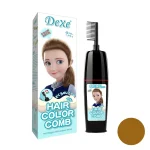 شامپو رنگ دکسی مدل قهوه ای طلایی GOLDEN BROWN DEXE (رنگ موی موقت نسکافه ای) - Image 2