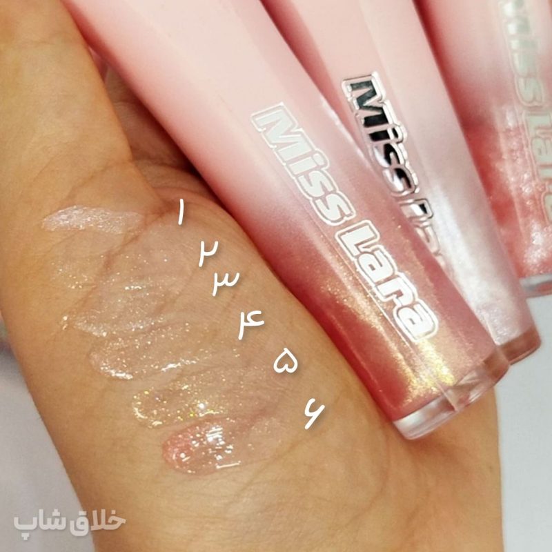 شاین لب و برق لب ویتامینه MISS LARA LIP GLOSS - Image 5