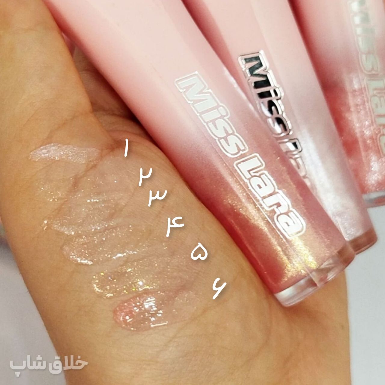 شاین لب و برق لب ویتامینه MISS LARA LIP GLOSS 1 شاین لب و برق لب ویتامینه MISS LARA LIP GLOSS