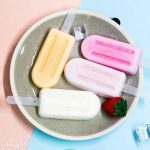 قالب بستنی شکلات و ژله سیلیکونی درب دار