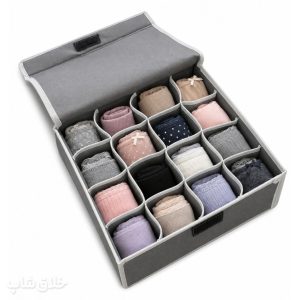 جاجورابی و نظم دهی لباس زیر 16 خانه دیواره دار و درب دار