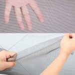 توری پنجره با چسب دوطرفه (توری حشرات 100×90 سانتی متر)