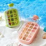 تراول ماگ یخ ساز نی دار شفاف 500ML