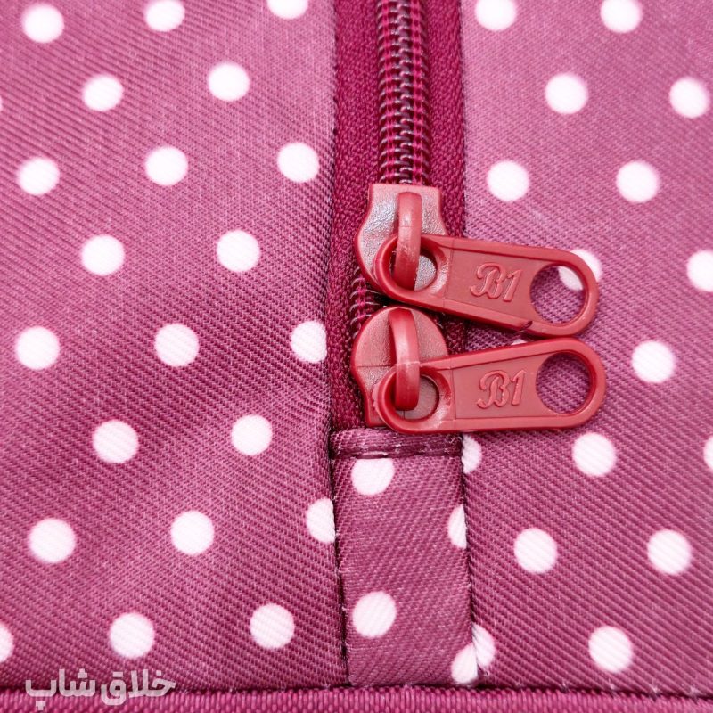 باکس لباس تاشو اسکلت دار برزنتی بزرگ تمام خال خالی