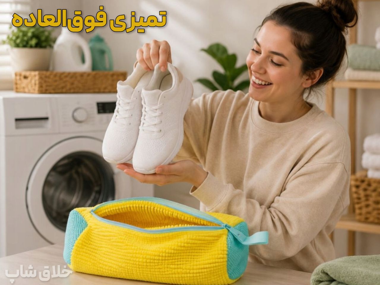 کاور شستشو کفش پلی استر پرزبلند 1 کاور شستشو کفش پلی استر پرزبلند