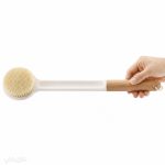 لیف دسته دار چوبی دسته بلند حمام و لیف پشت شور 2کاره مدل WS-009