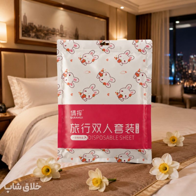 سرویس خواب ملحفه روتختی و روبالشتی دونفره هتلی (2 عدد روبالشی و 1 عدد روتختی و 1 عدد ملحفه 2 نفره) - Image 2