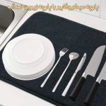 پد آبگیر ظروف آشپزخانه میکروفایبر متوسط 47×87 سانت ws