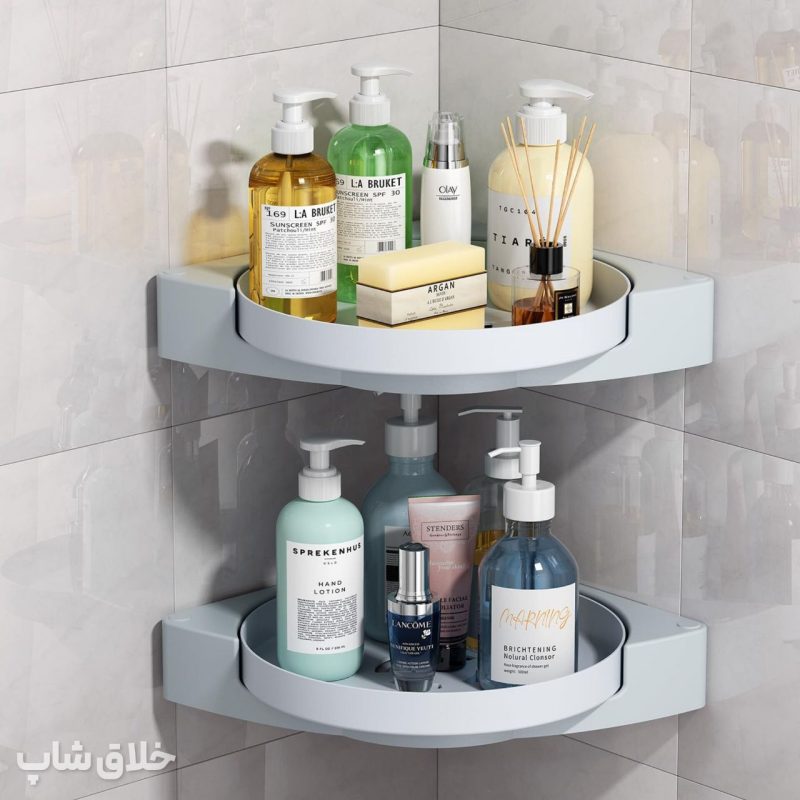 قفسه گوشه حمام و آشپزخانه چرخشی