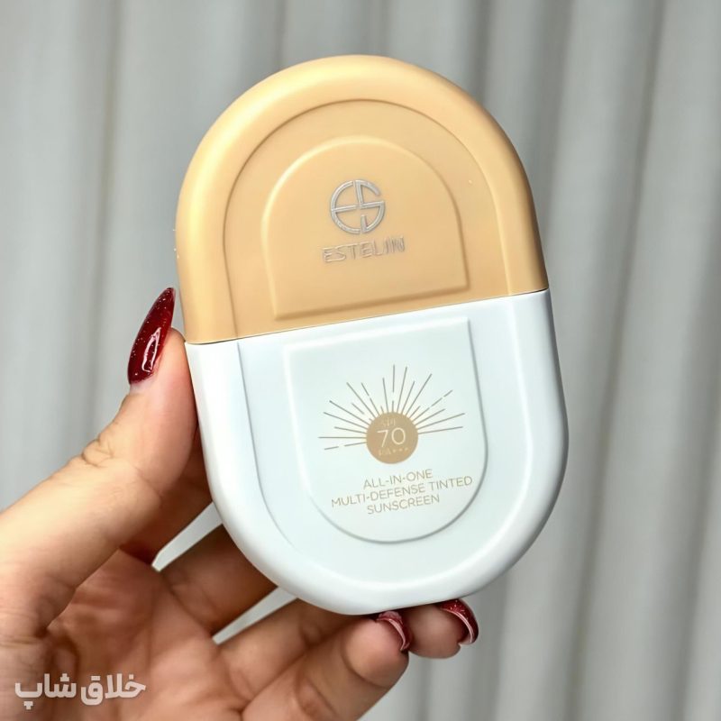 کرم ضدآفتاب استلین مرطوب کننده بی رنگ و تینتی 50g ESTELIN