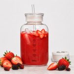بطری پیرکس نی دار-ماگ اسموتی ساز نشکن دو درب 500ML