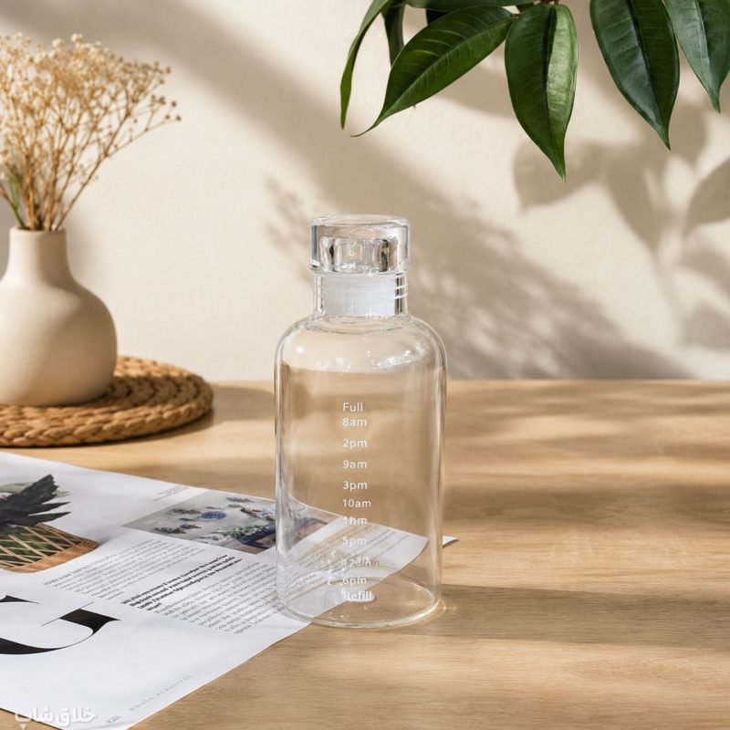 ماگ شیشه ای پیرکس 350ML-بطری جیبی