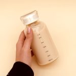 بطری پیرکس نی دار-ماگ اسموتی ساز نشکن دو درب 300ML