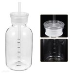 بطری پیرکس نی دار-ماگ اسموتی ساز نشکن دو درب 300ML