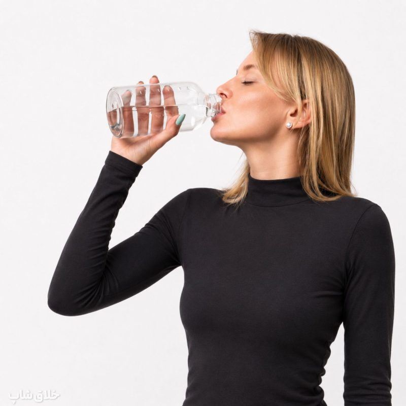 بطری پیرکس نی دار-ماگ اسموتی ساز نشکن دو درب 300ML