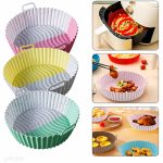 قالب هواپز سیلیکونی سایز 20 و 24 گرد (مواد فودگرید سرخ کن بدون روغن) کد X205