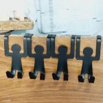 آویز روی درب کابینت دستمال حوله طرح آدمک