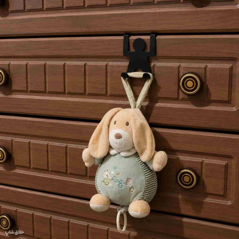 آویز روی درب کابینت دستمال حوله طرح آدمک۱