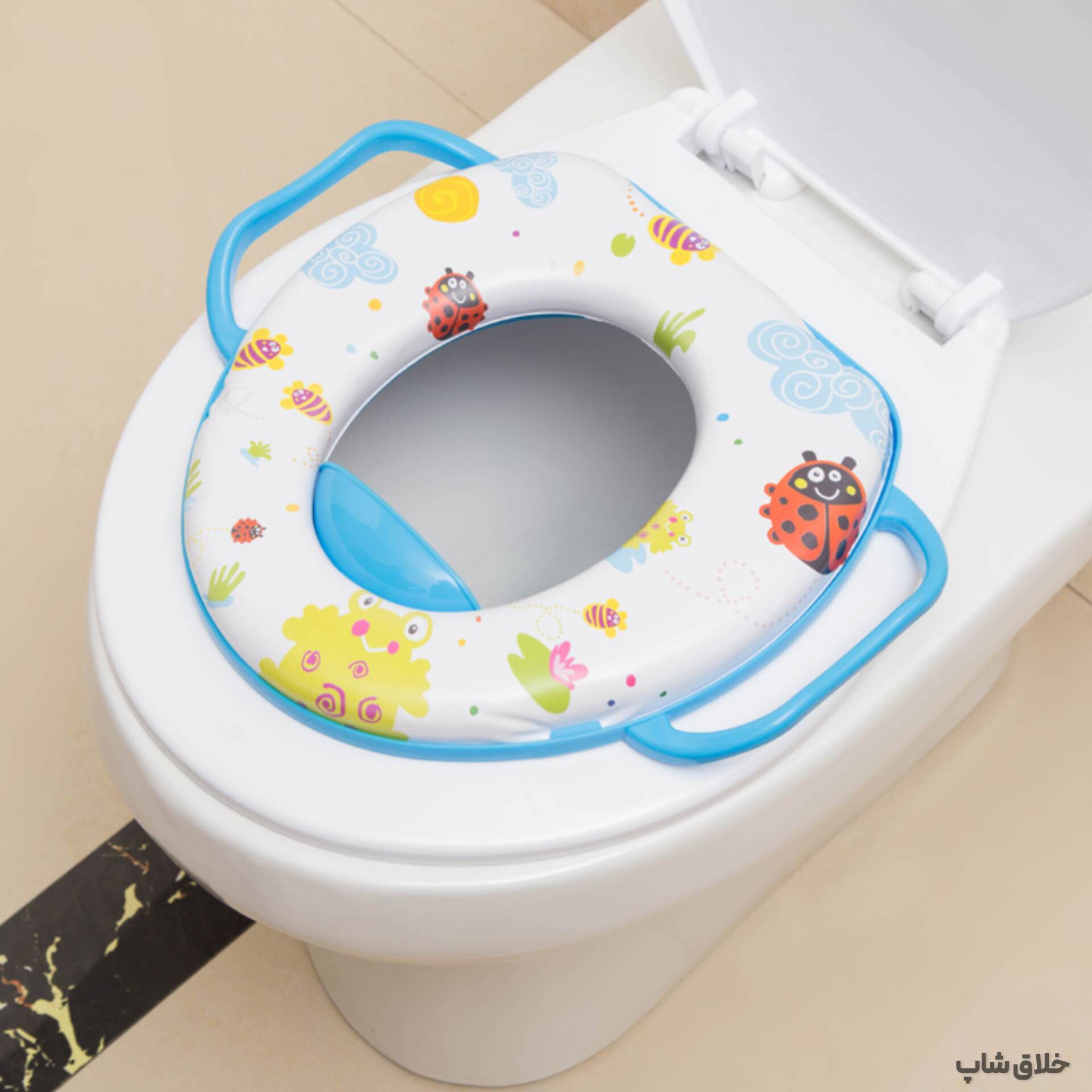 تبدیل توالت فرنگی کودک دستیگره دار mothercare