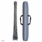 کاور سیخ کباب مدل پارچه برزنتی دسته دار