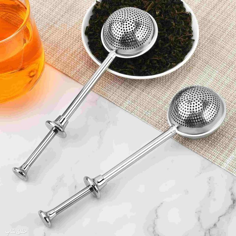 دمنوش ساز و چای ساز خشابی فلزی دسته دار