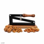 گردوشکن اهرمی فلزی دسته چوبی مناسب گردو بادام فندق
