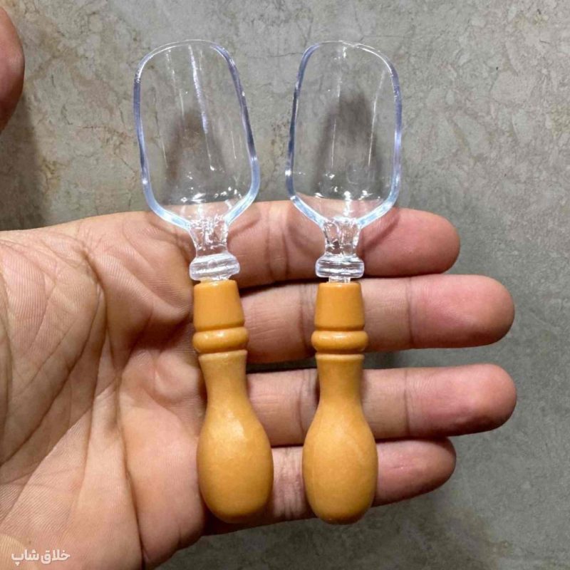 سرتاس و پیمانه ادویه طرح چوب