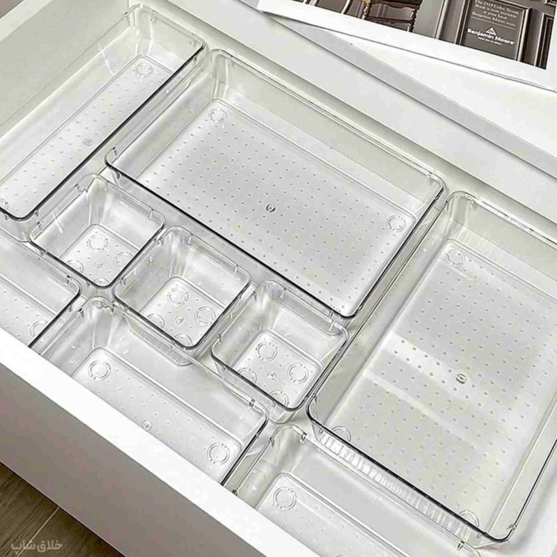 نظم دهی کشو کابینت و میز 8 پارچه VISION